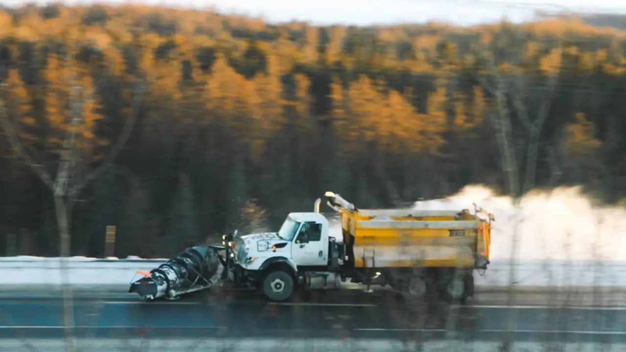 Truck accident attorney reviewing crash evidence with client